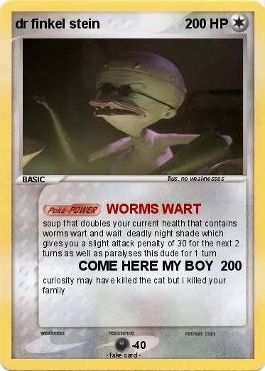 Pokemon dr finkel stein