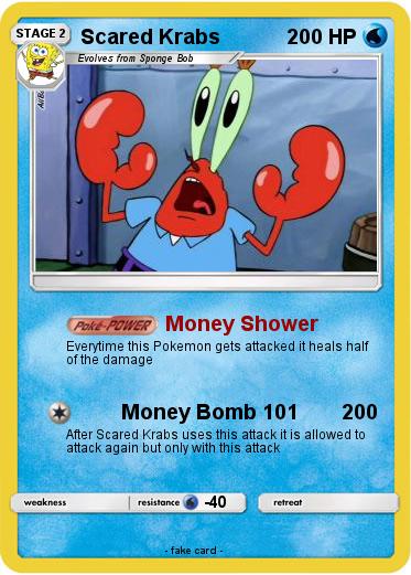 Pokemon Scared Krabs