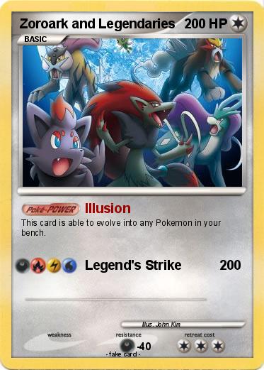 Pokemon Zoroark and Legendaries