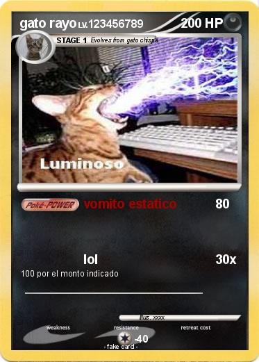 Pokemon gato rayo
