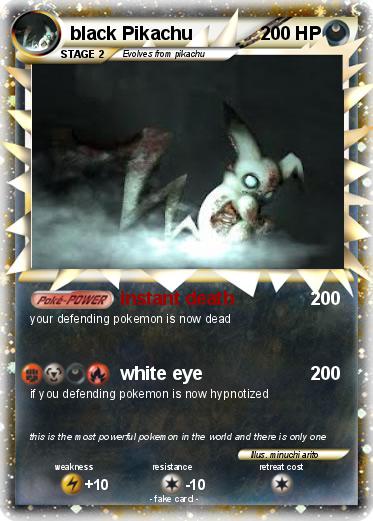 Pokemon black Pikachu