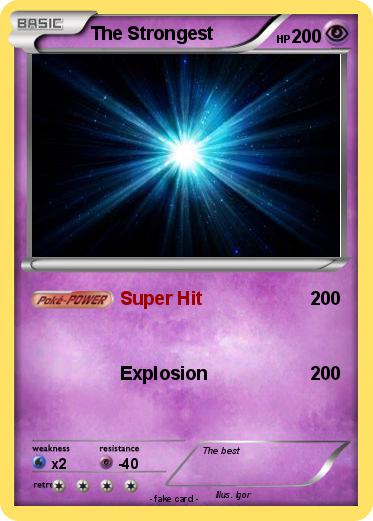 Pokemon The Strongest