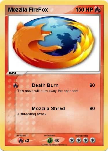 Pokemon Mozzila FireFox