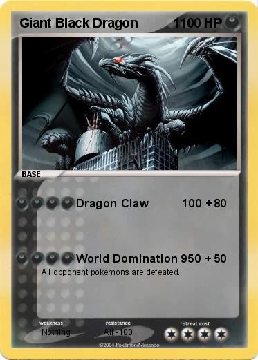 Pokemon Giant Black Dragon          1