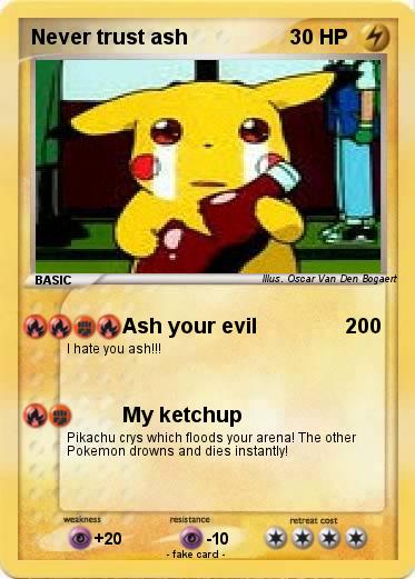 Pokemon Never trust ash
