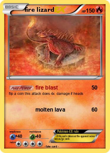 Pokemon fire lizard