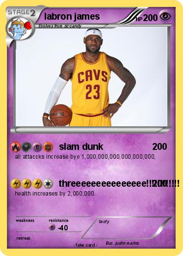 Pokemon labron james