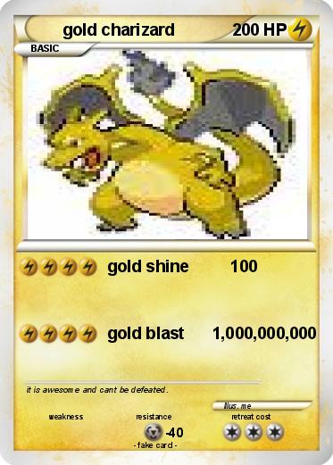 Pokemon gold charizard
