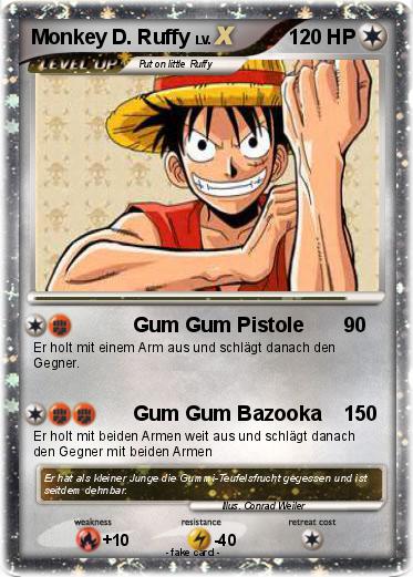 Pokemon Monkey D. Ruffy