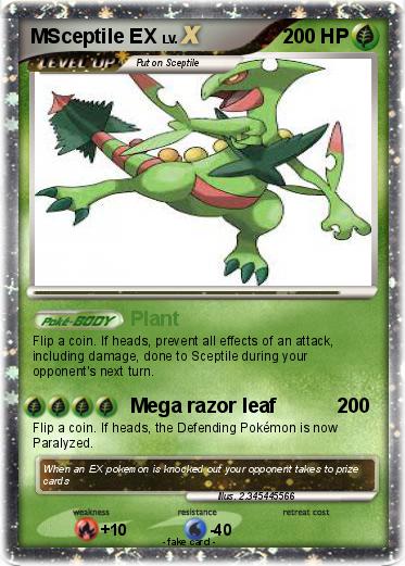 Pokemon MSceptile EX