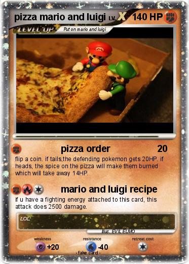 Pokemon pizza mario and luigi