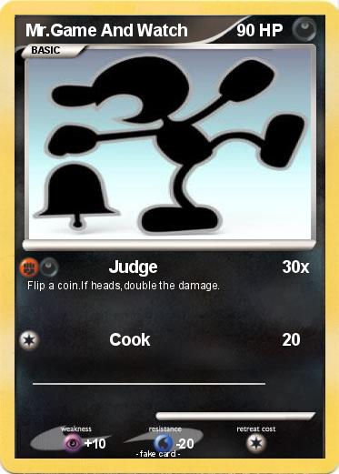 Pokemon Mr.Game And Watch