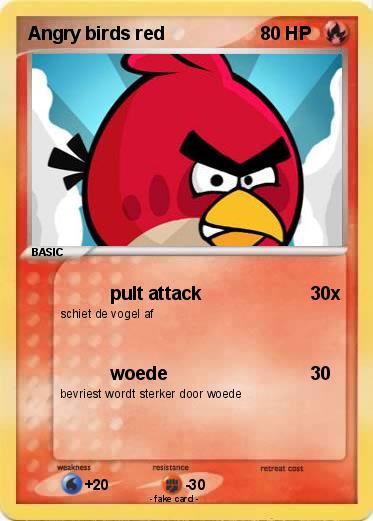 Pokemon Angry birds red