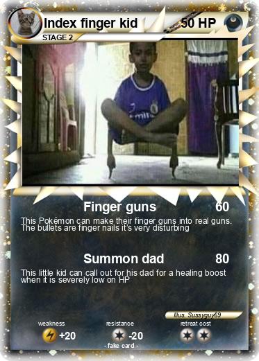 Pokemon Index finger kid