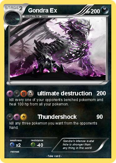 Pokemon Gondra Ex
