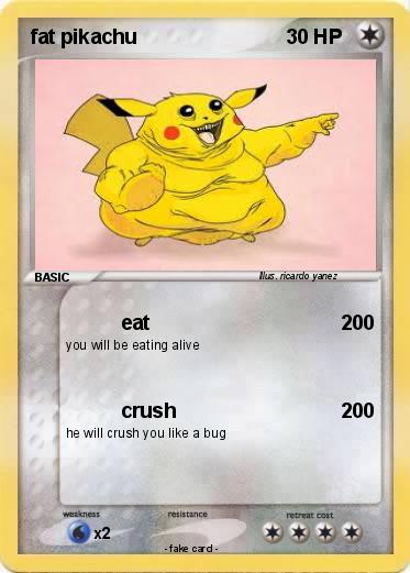 Pokemon fat pikachu