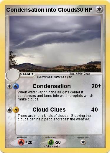 Pokemon Condensation into Clouds