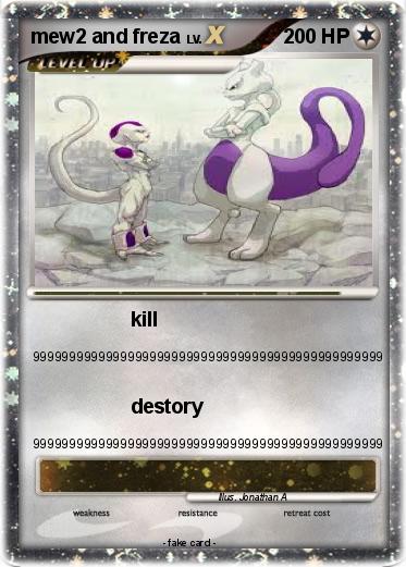 Pokemon mew2 and freza