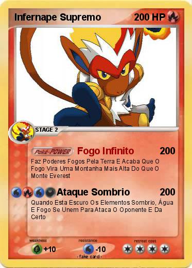 Pokemon Infernape Supremo