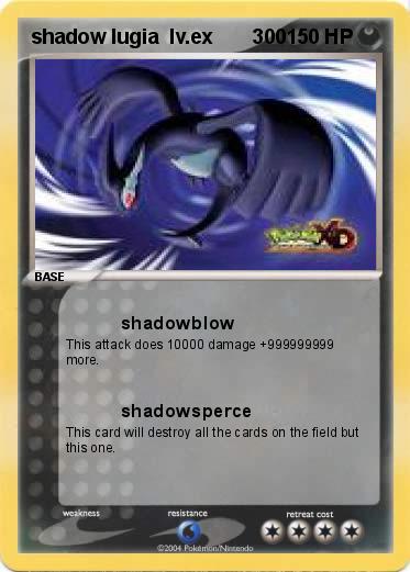 Pokemon shadow lugia  lv.ex       300