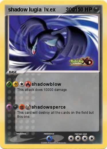 Pokemon shadow lugia  lv.ex       300
