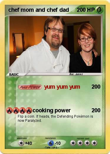 Pokemon chef mom and chef dad