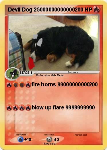 Pokemon Devil Dog 25000000000000