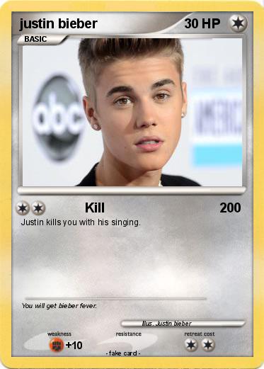 Pokemon justin bieber