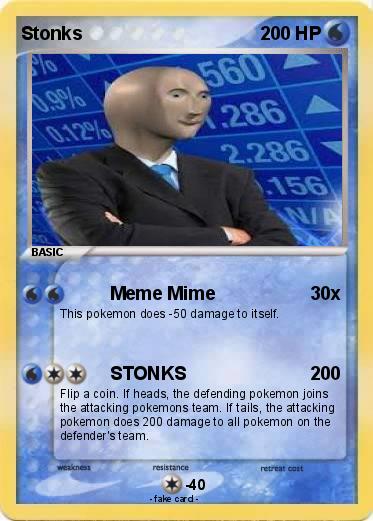 Pokemon Stonks