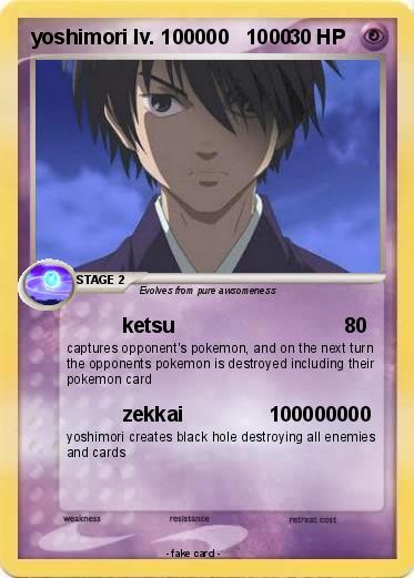 Pokemon yoshimori lv. 100000   1000