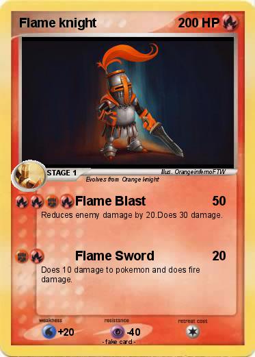Pokemon Flame knight