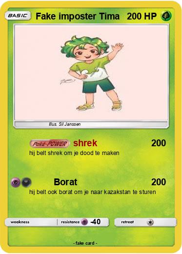 Pokemon Fake imposter Tima