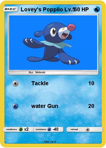 Pokemon Lovey's Popplio Lv.5