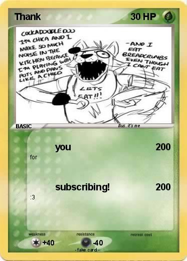 Pokemon Thank