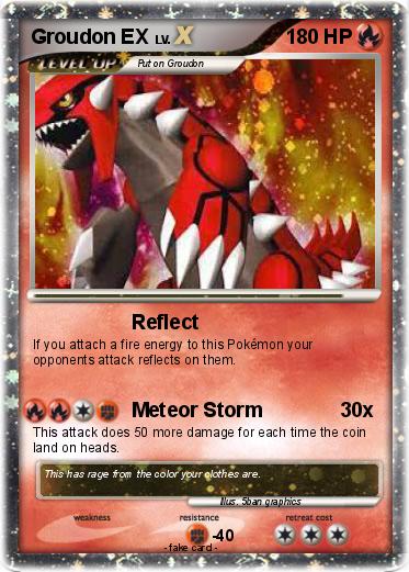 Pokemon Groudon EX
