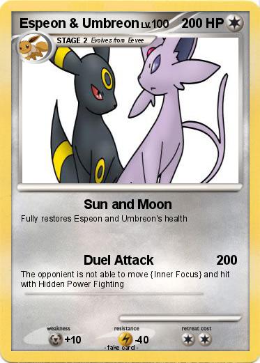 Pokemon Espeon & Umbreon