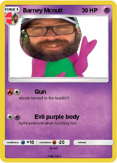 Pokemon Barney Mcnutt