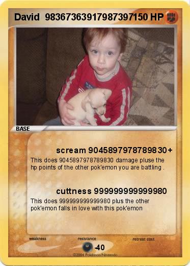 Pokemon David  98367363917987397