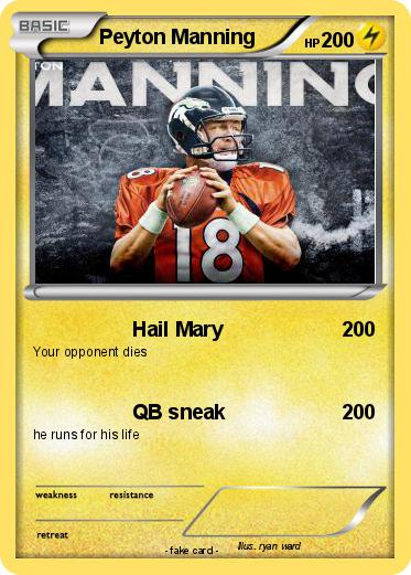 Pokemon Peyton Manning
