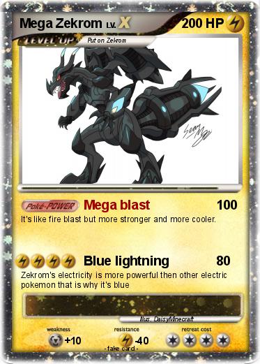 Pokemon Mega Zekrom
