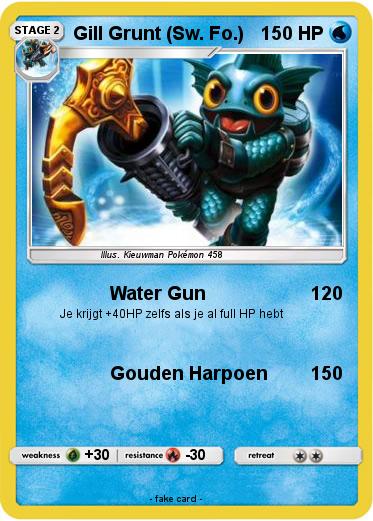 Pokemon Gill Grunt (Sw. Fo.)