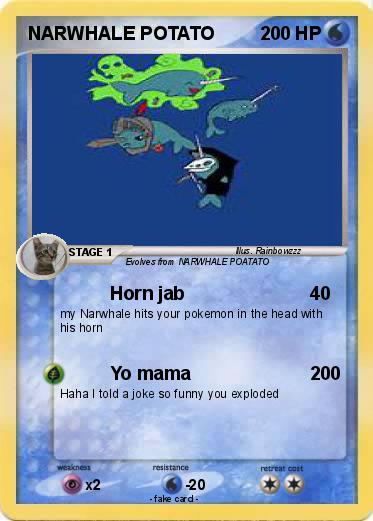Pokemon NARWHALE POTATO