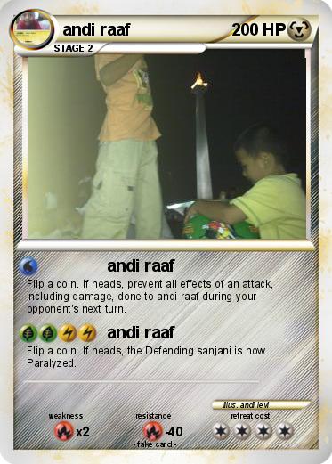 Pokemon andi raaf
