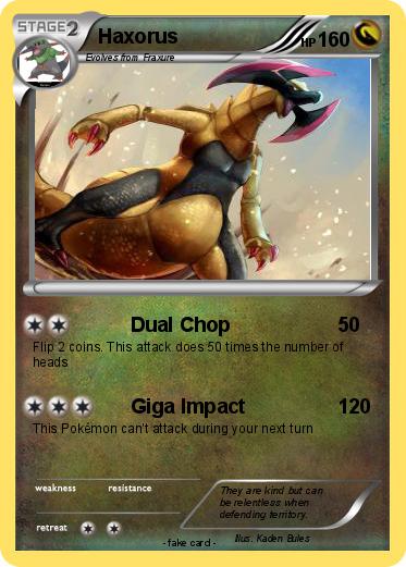 Pokemon Haxorus