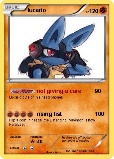 Pokemon lucario