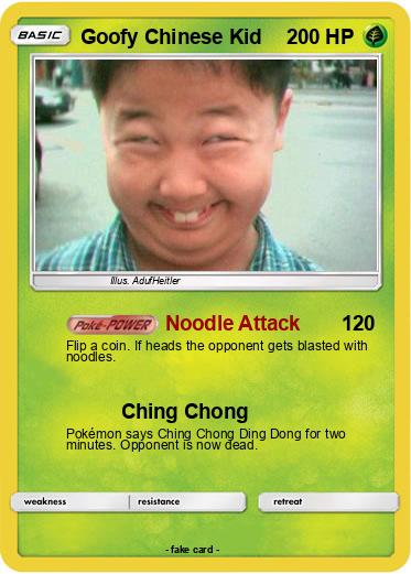 Pokemon Goofy Chinese Kid