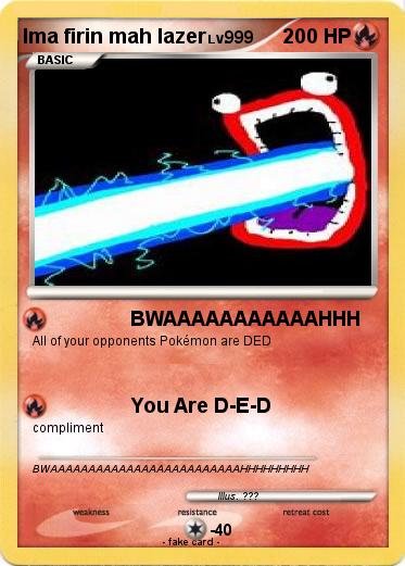 Pokemon Ima firin mah lazer