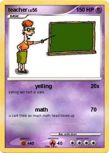 Pokemon teacher