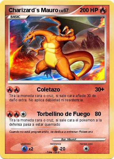 Pokemon Charizard´s Mauro