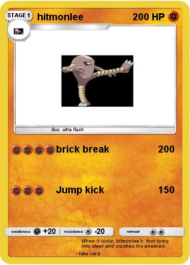 Pokemon hitmonlee
